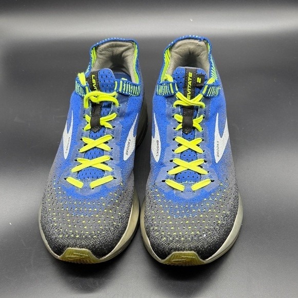 Brooks Men's Levitate 2 Running Shoes Blue Yellow Lace Up Athletic Sneakers, 9.5 - Picture 3 of 7